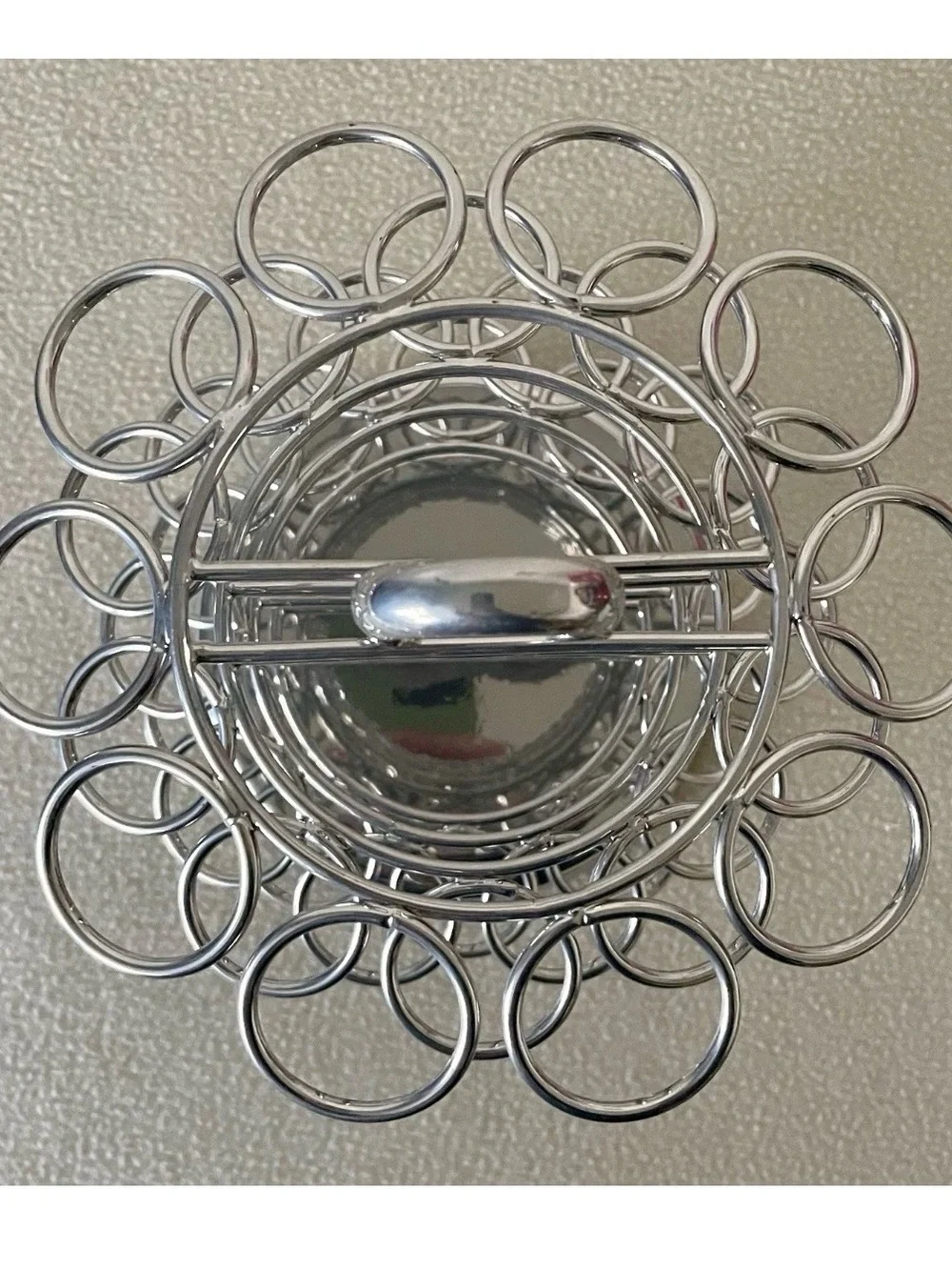 Nifty Solutions Chrome Coffee Capsule Carousel - Silver